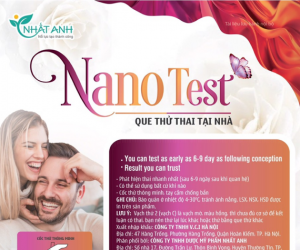 Que thử thai tại nhà Nano Test