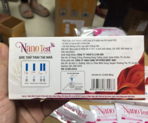 Que thử thai tại nhà Nano Test